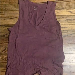 Dark purple Madewell tank